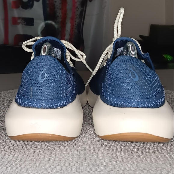 OLUKAI Kaholo Breathable Athletic Shoes Size US 7 Moonlit Blue - Picture 3 of 7